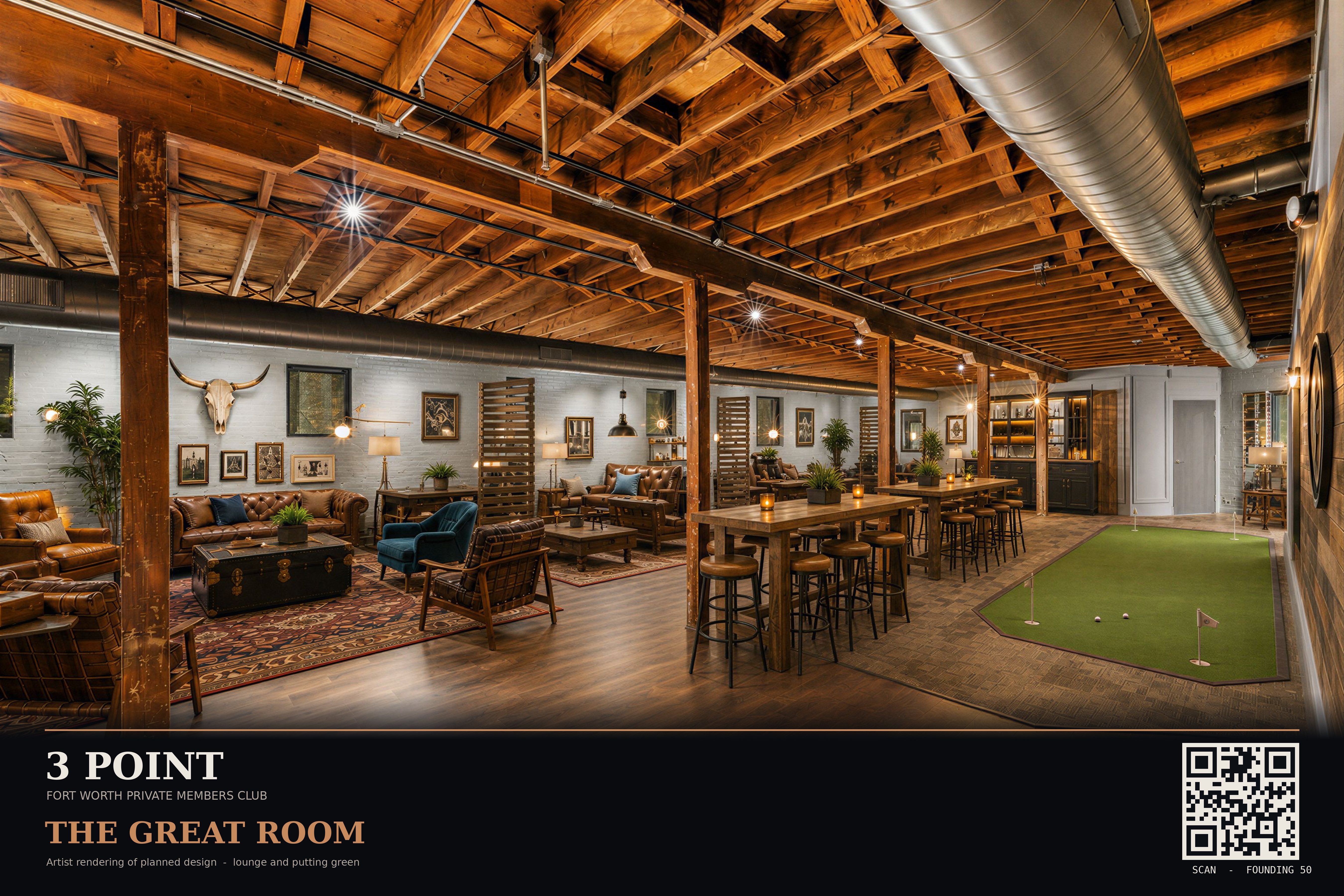 The Great Room, artist rendering of the planned design